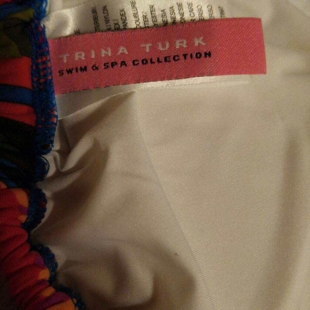 Trina Turk Bikini Top SMALL PETITE - Picture 3 of 3